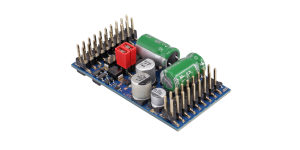 ESU 58315 - LokSound 5 L DCC/MM/SX/M4 Leerdecoder, Stiftleiste mit Adapter, Retail, Spurweite: 0